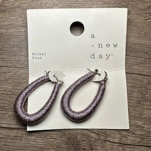 BRAND NEW - hoop earrings - never worn